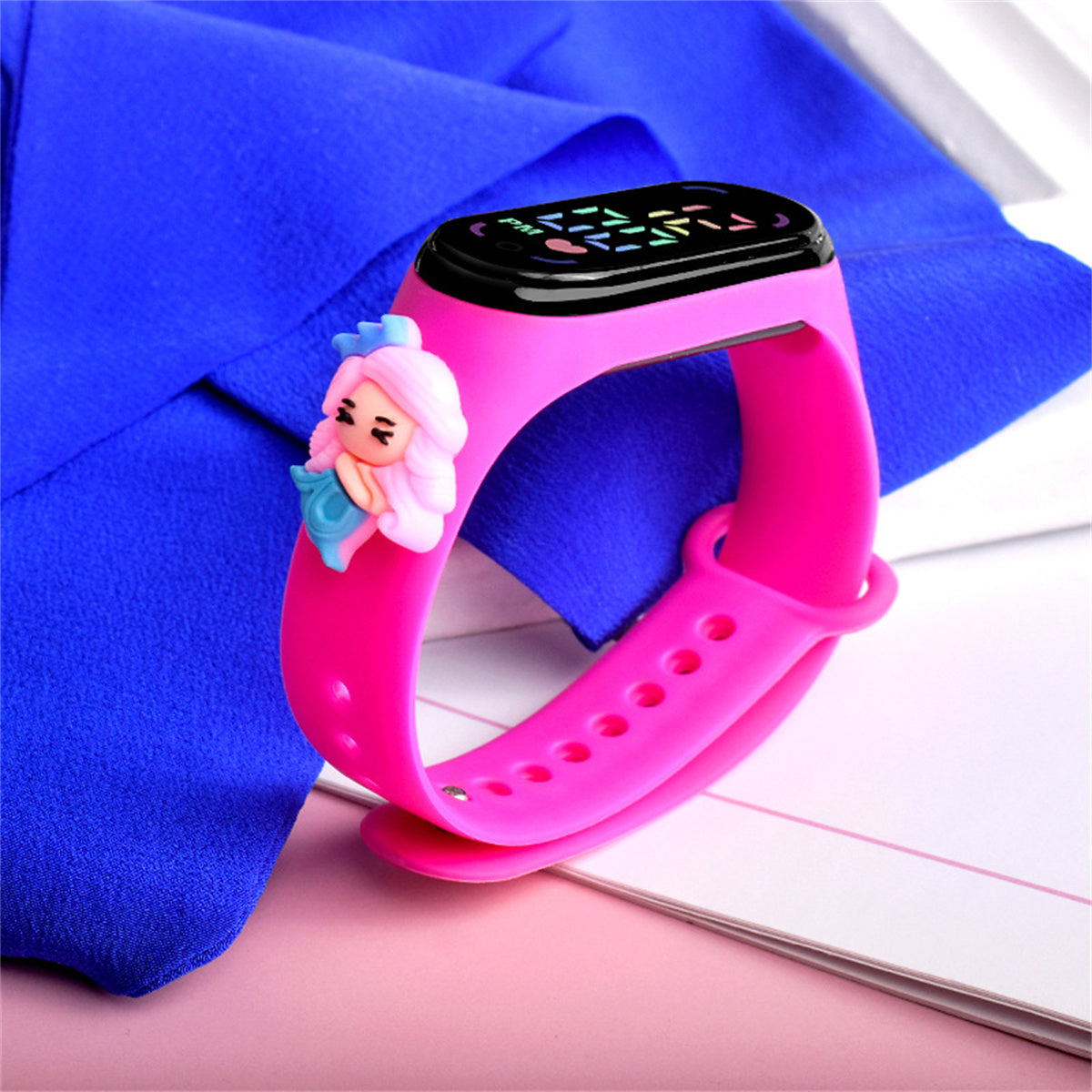 Children's Anime Princess LED Doll Watch