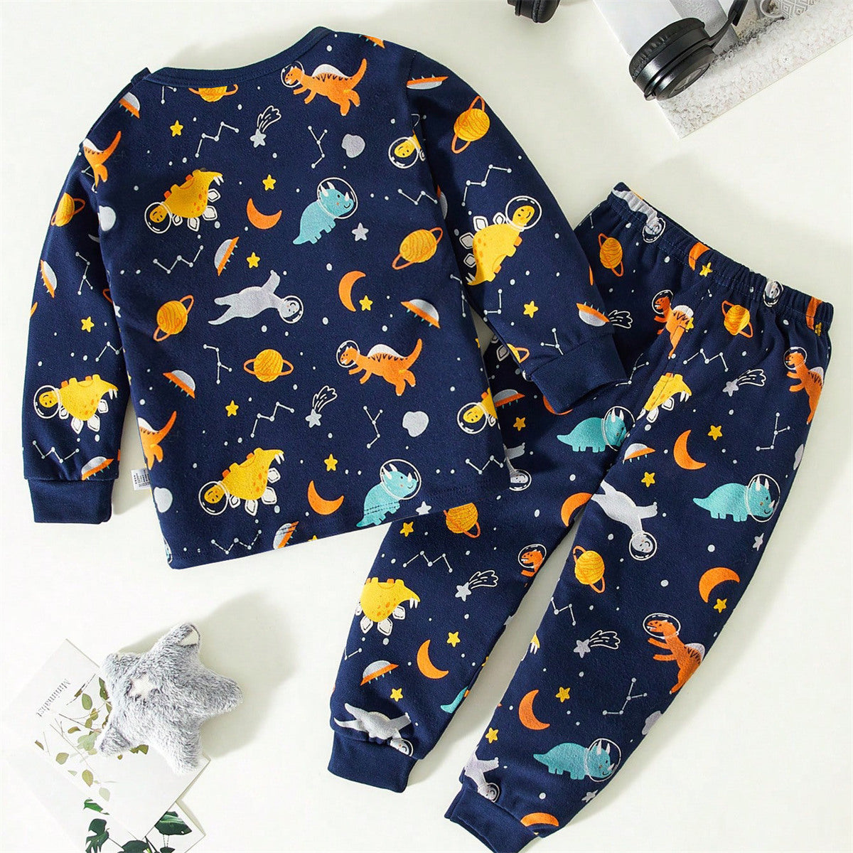 Boys Cartoon Dinosaur Pajamas Home Clothes