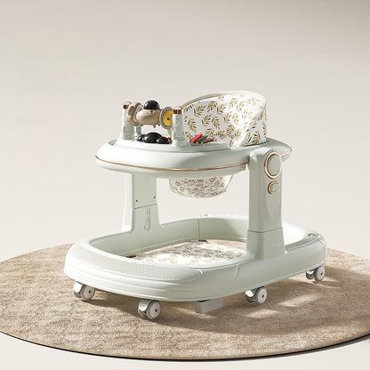 Adjustable Height Baby Walker with Music for Infants