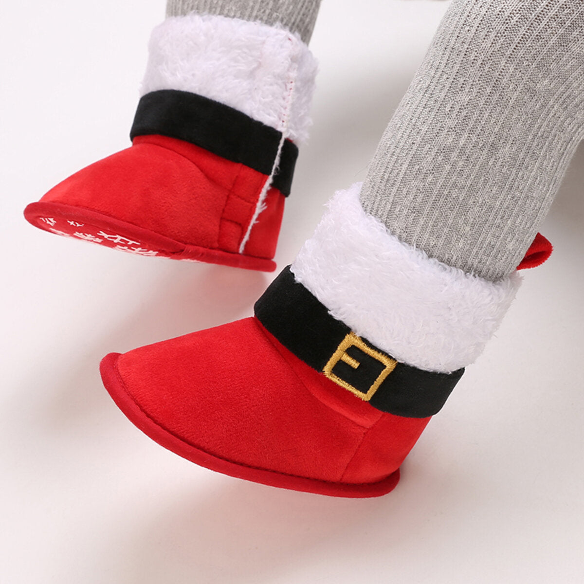 Baby Christmas cotton shoes