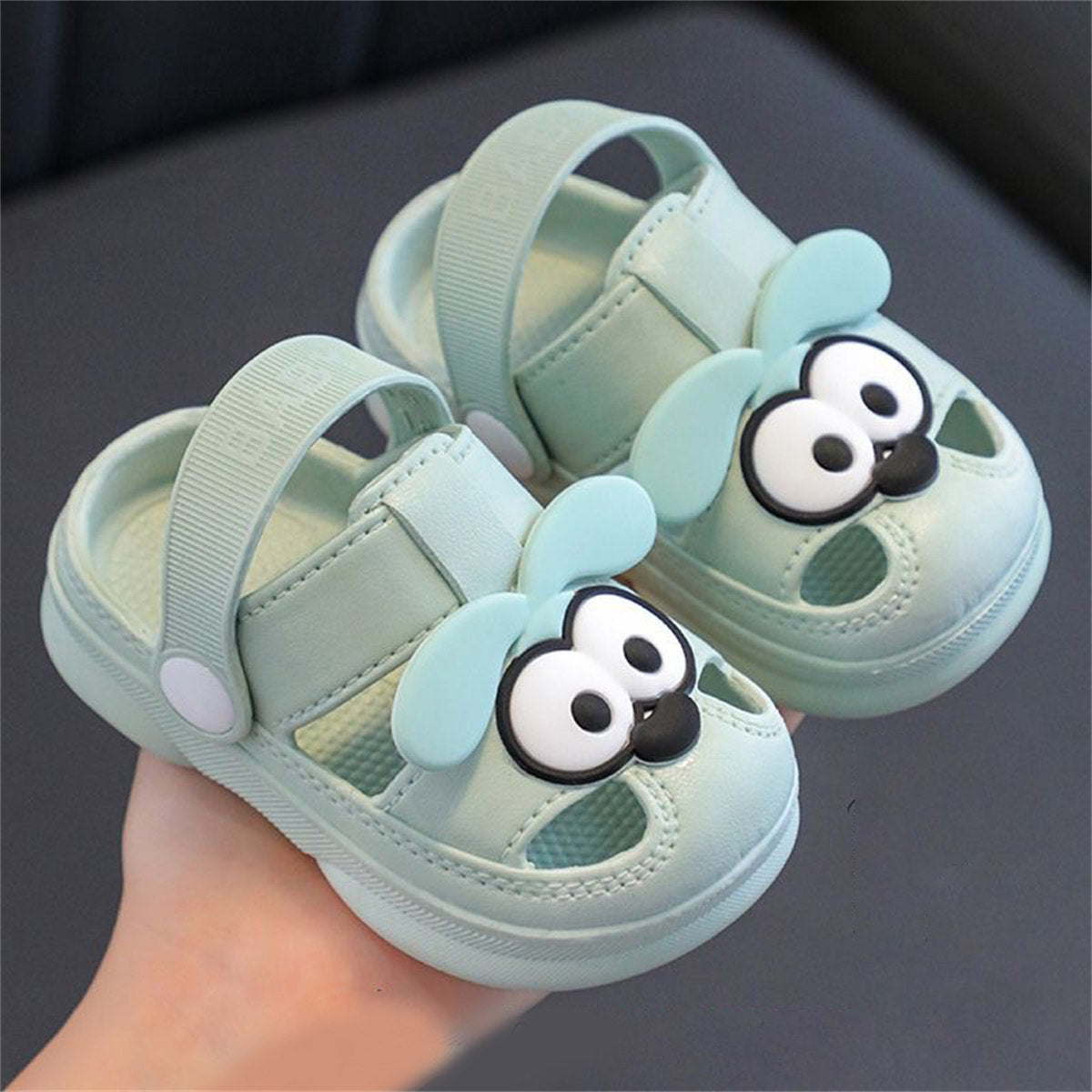 Cute bear soft bottom non-slip home bathroom slippers