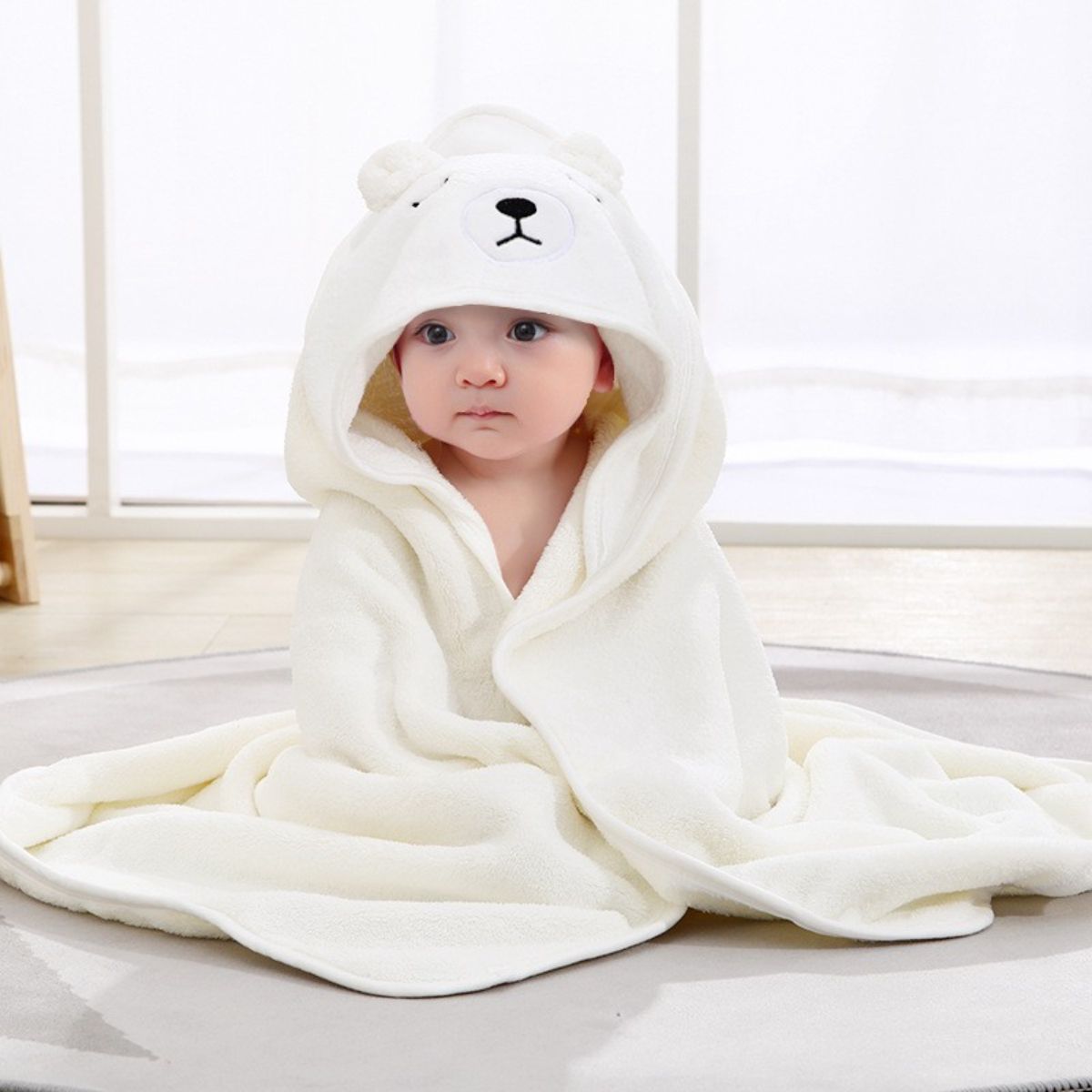 Baby Animal Pattern Soothing Throw Blanket