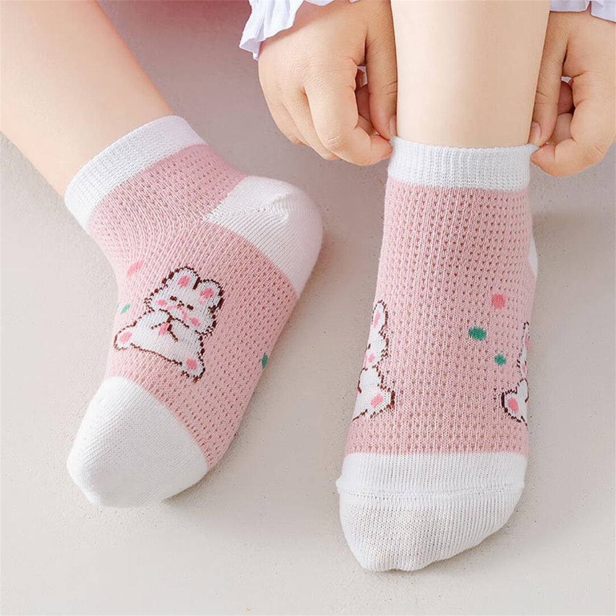 Children's 5-pack cute bunny socks