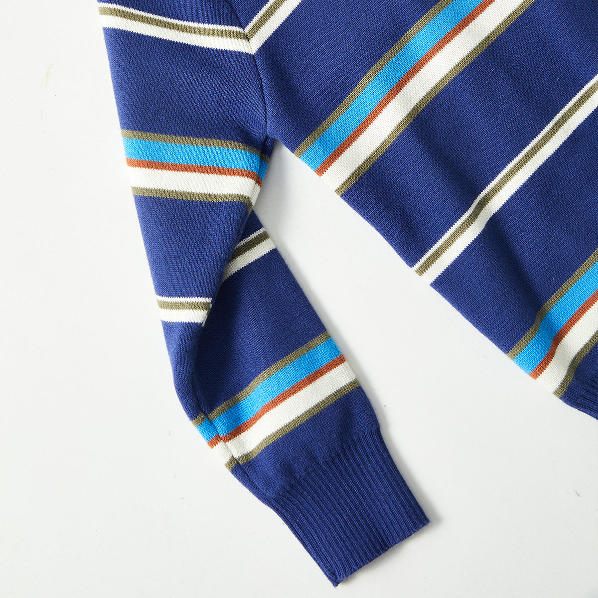 2–7 Years Striped Embroidered Sweater