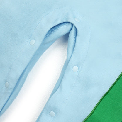 3-18 Months Cotton Faux Two-Piece Romper