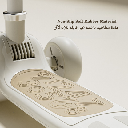 2-in-1 Multifunctional Kids Scooter Ride-On Toy with Storage Basket