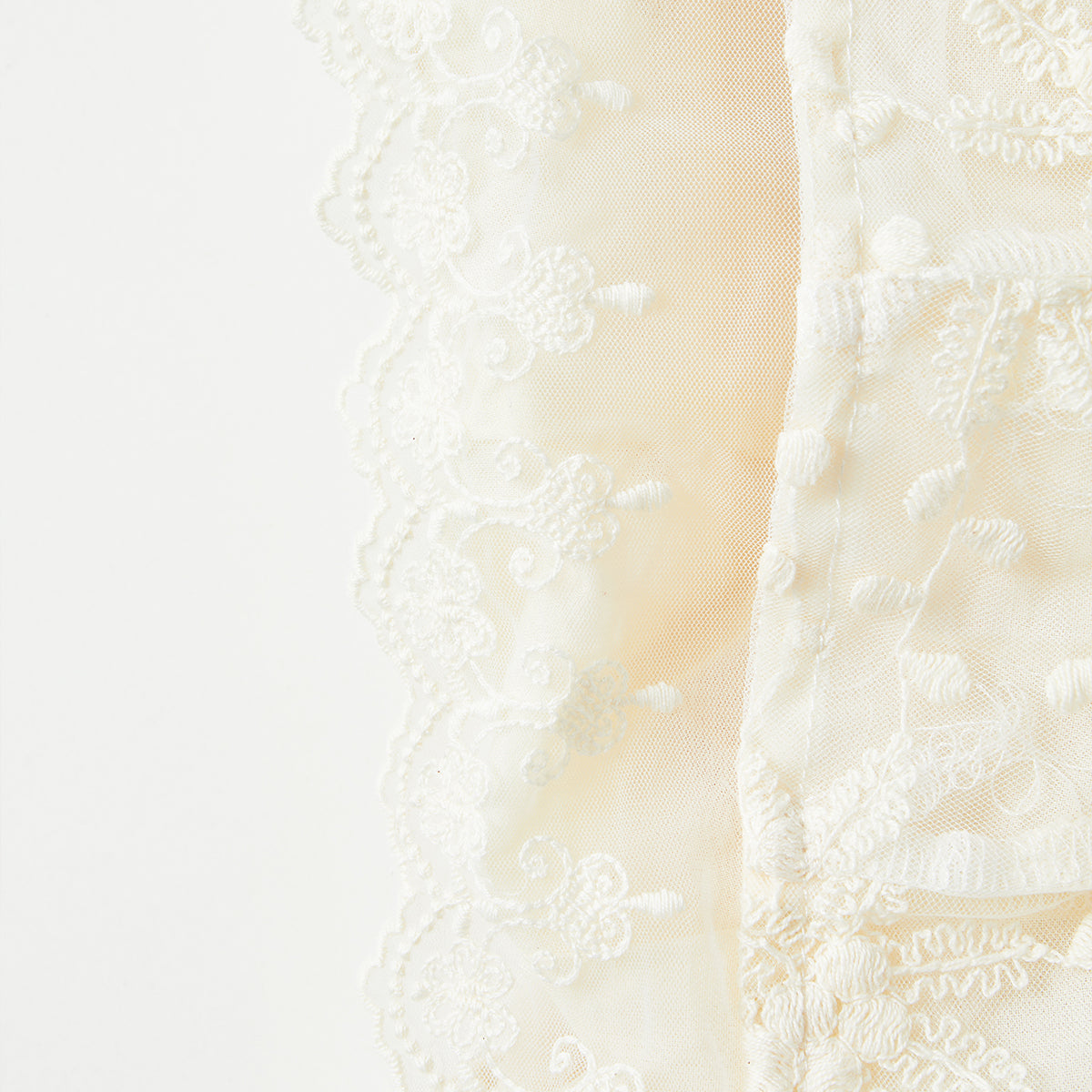 4-10 Years Lace Layered Sweatshirt Set