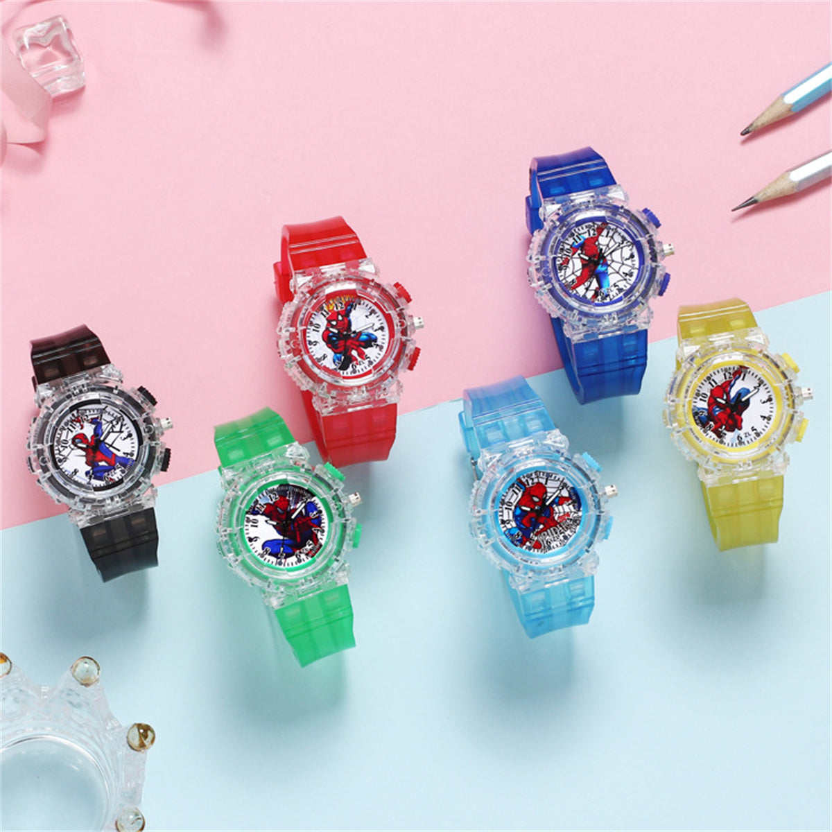 Children's cartoon luminous watch