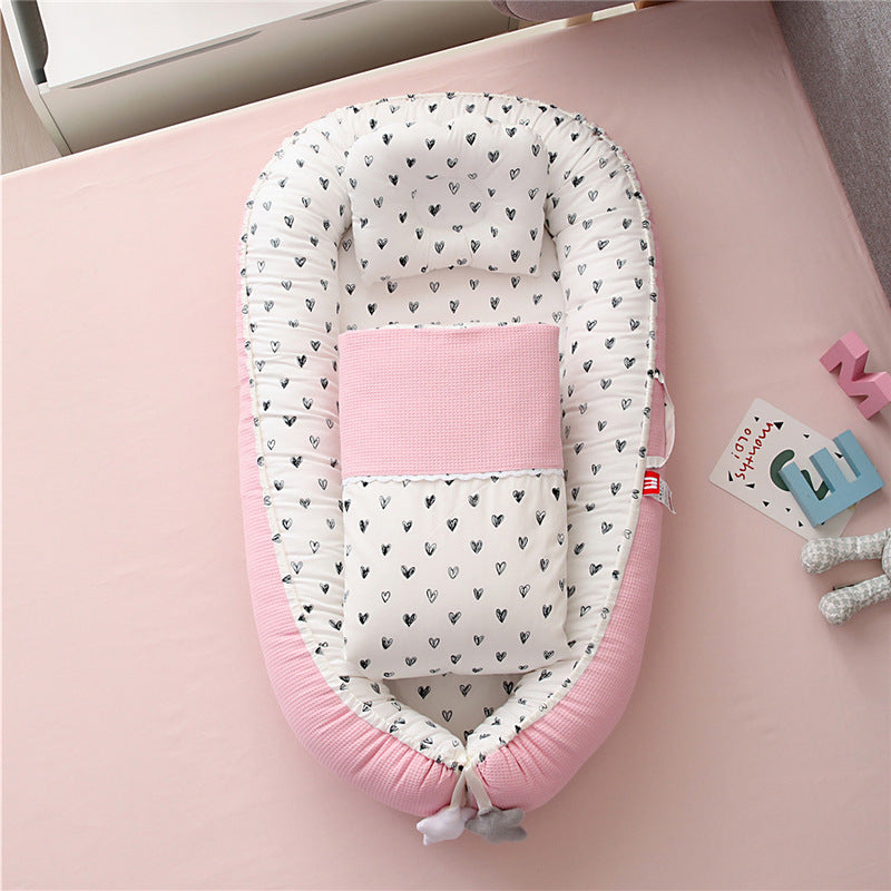 Honeycomb Breathable Removable and Washable Baby Nest