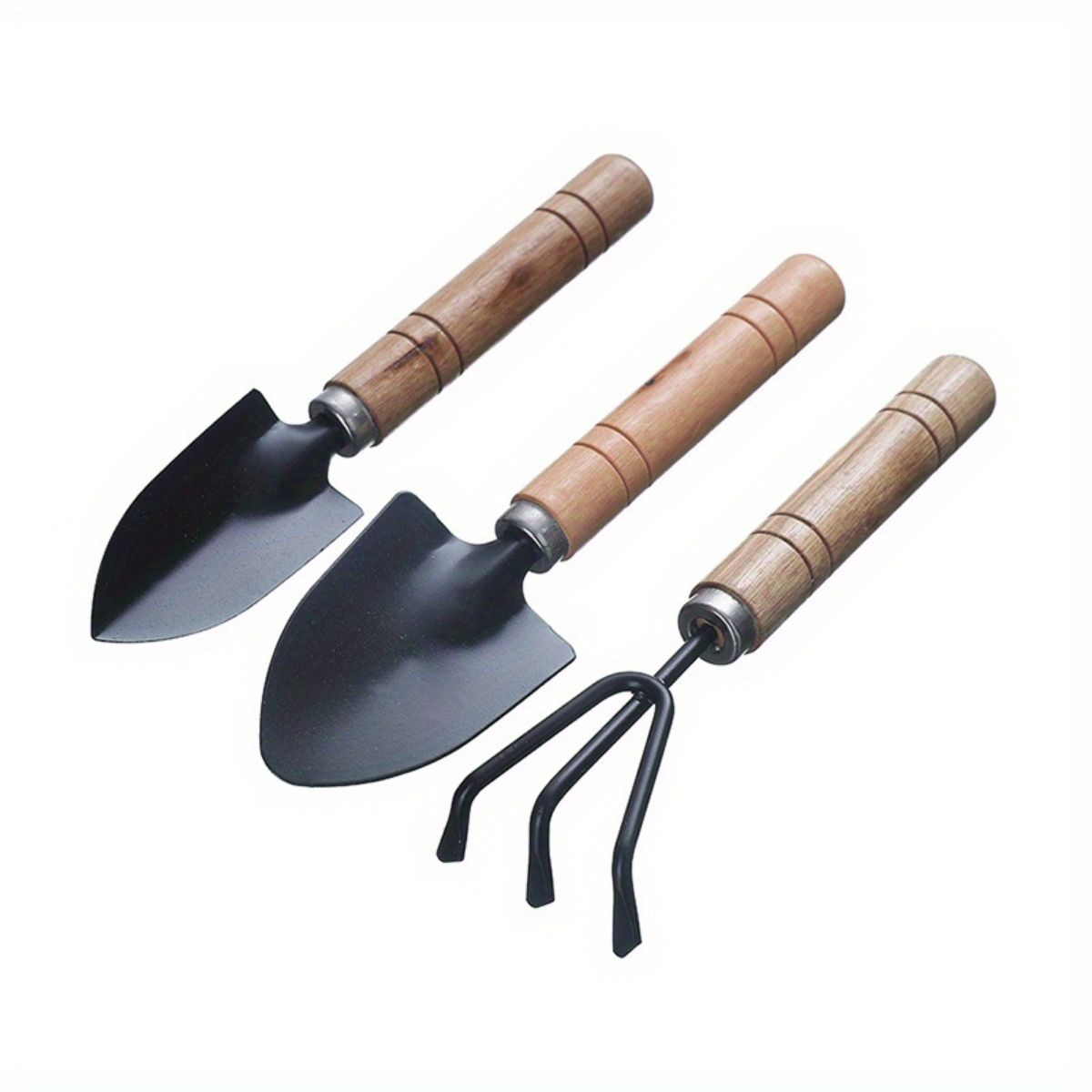 Flower planting tools household vegetable and flower gardening loose soil flower shovel potted flower art planting tools three-piece small shovel