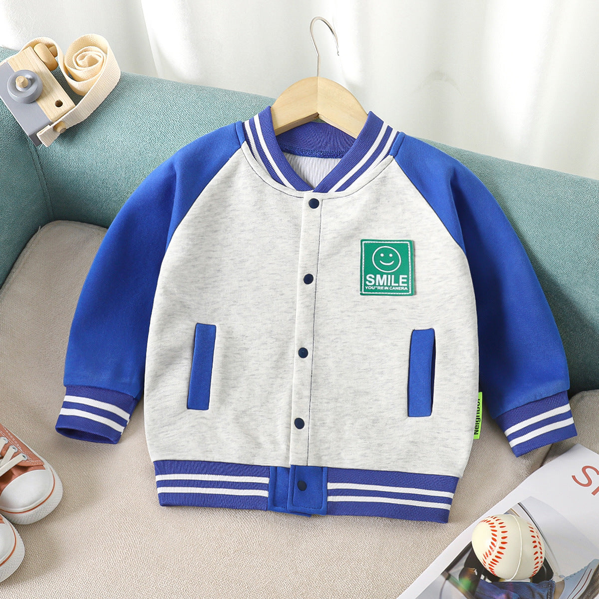 Children's baseball jacket casual boys' jacket