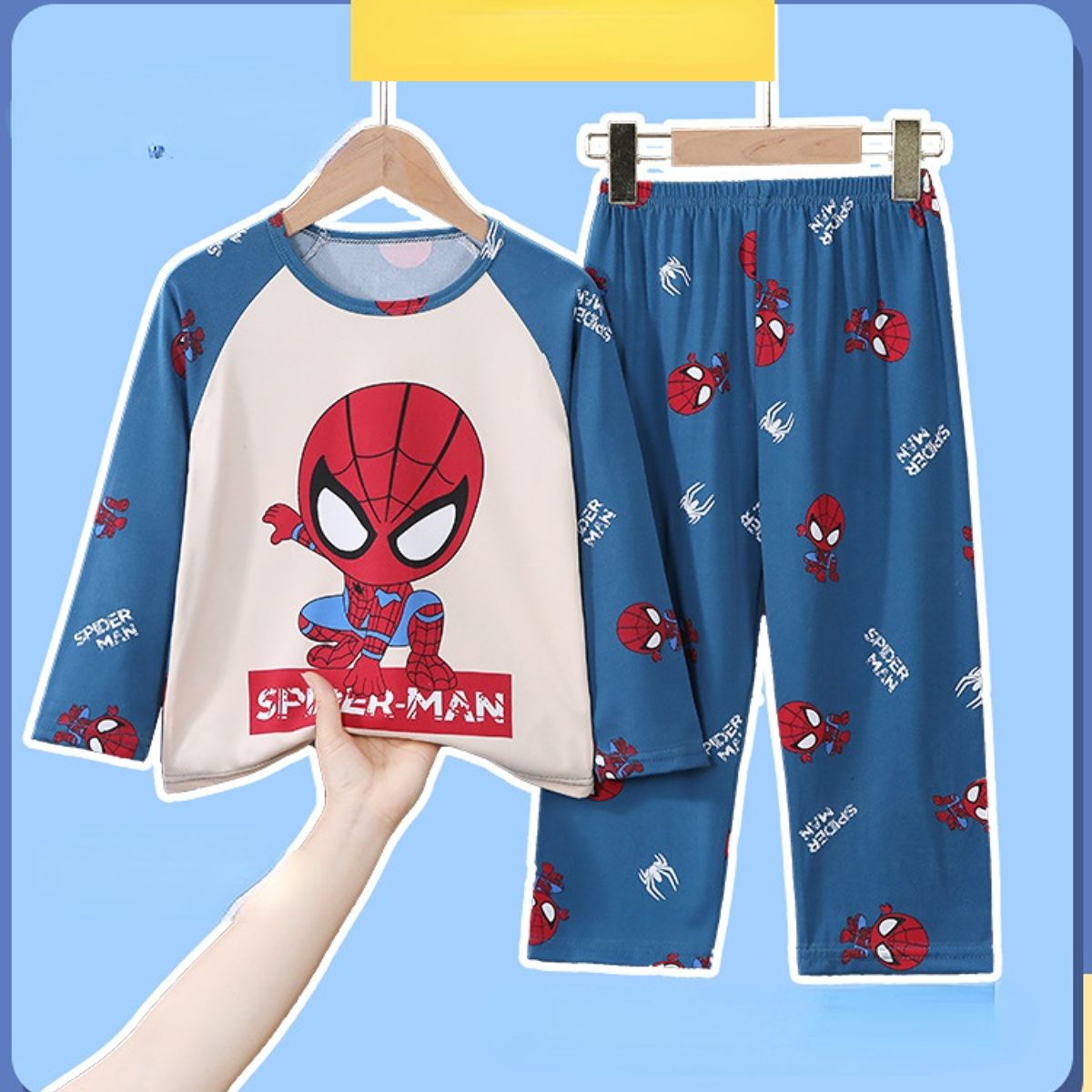 Children&#39;s pajamas boys autumn long sleeve suit