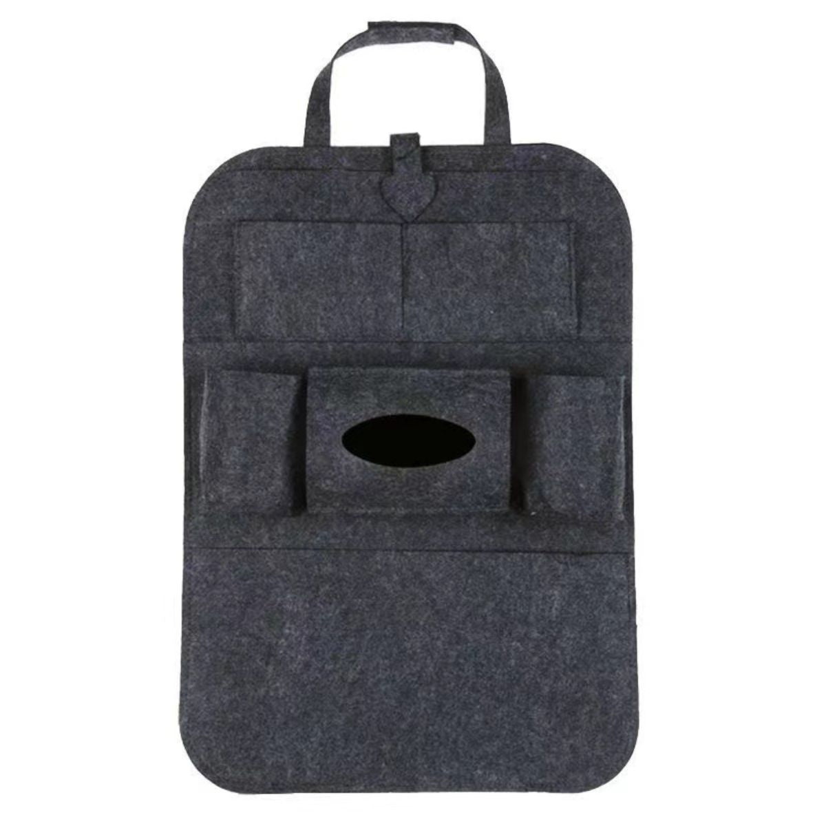 Seat storage bag hanging bag felt seat back bag storage bag car supplies multi-function car storage box