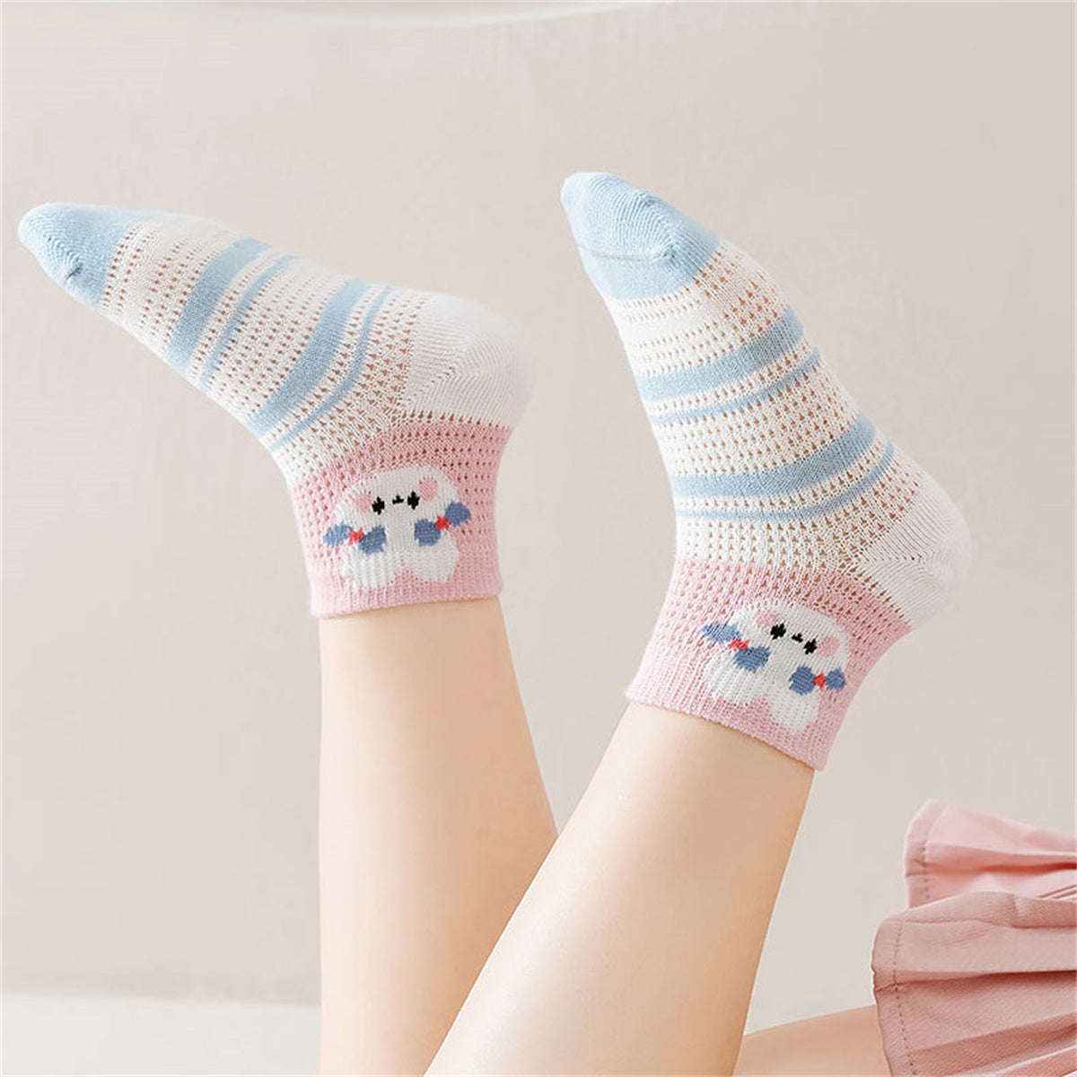 Children's 5-pack bunny socks