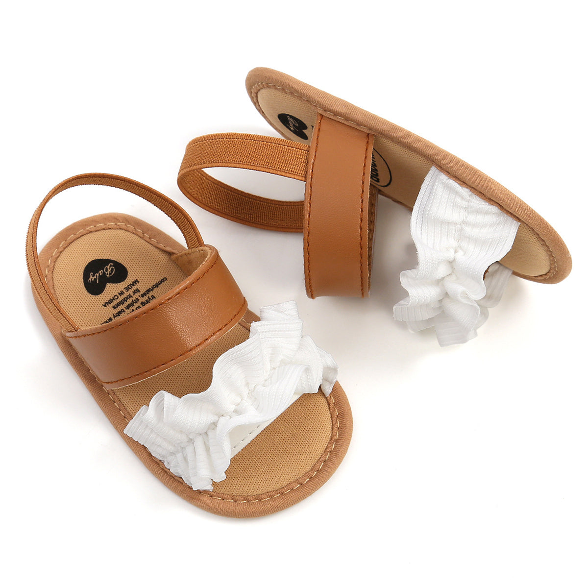 Baby ruffle sandals