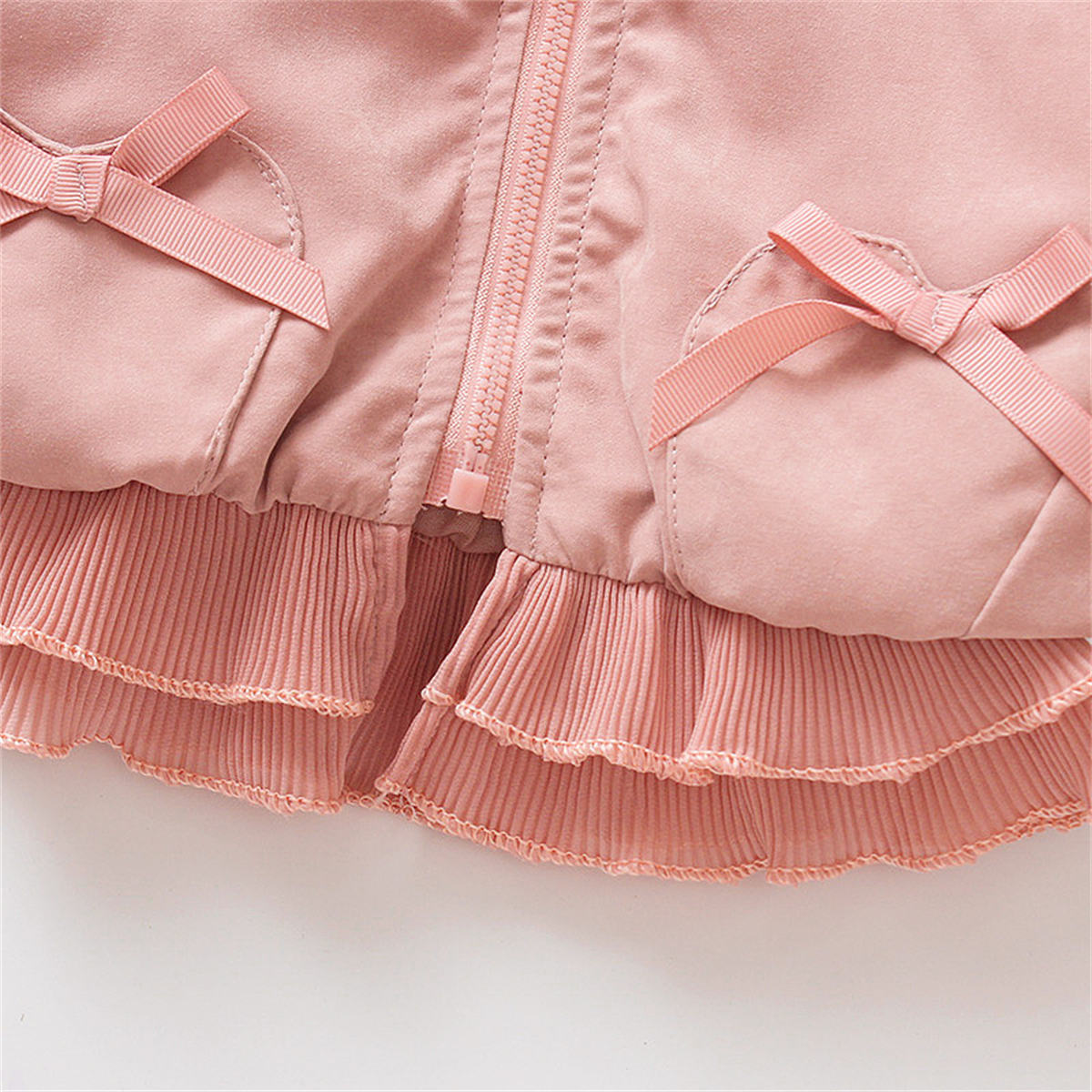 Girls' zip-up jacket