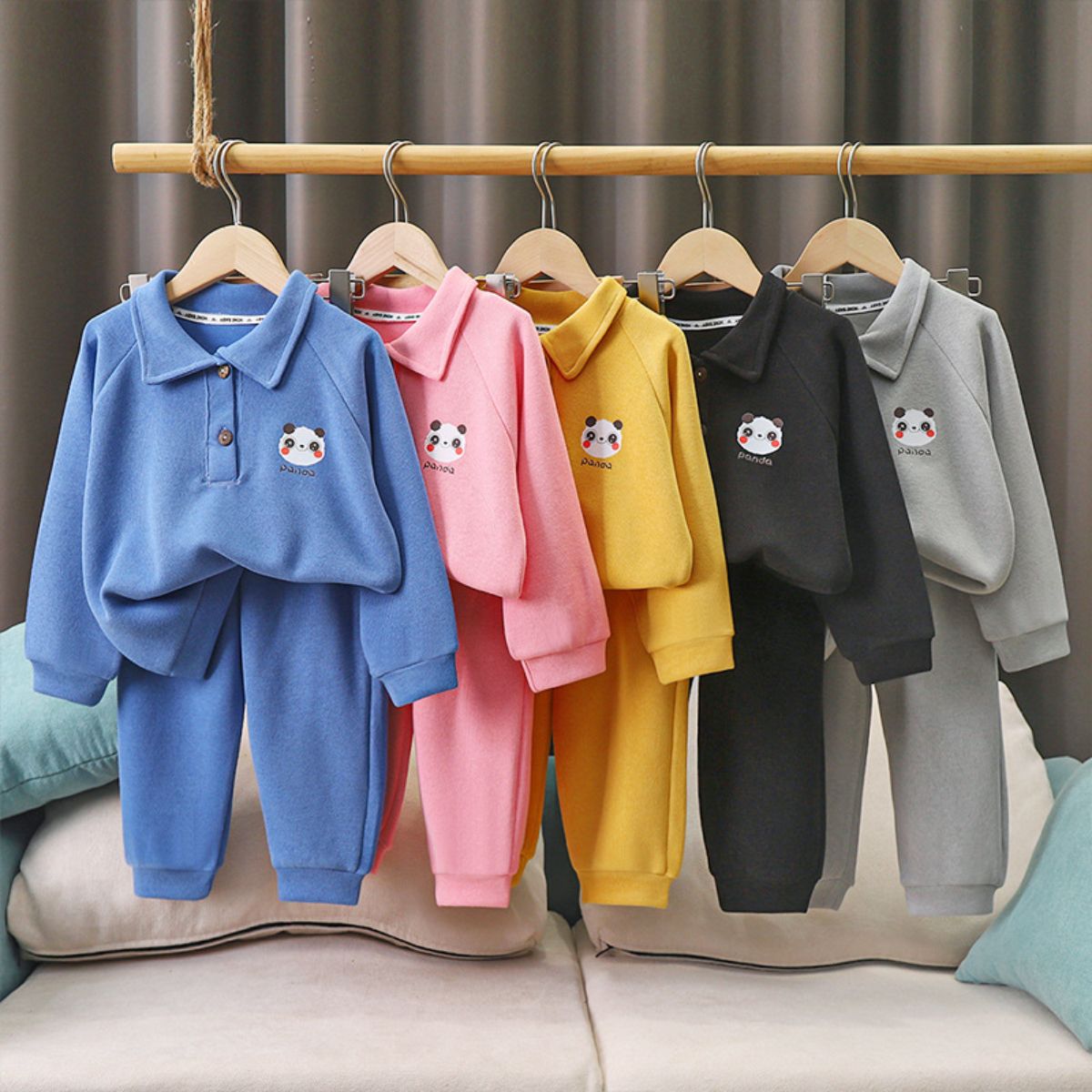 Autumn and spring children's suits for middle and large children long-sleeved sweatshirts sports two-piece suits baby outdoor leisure clothes