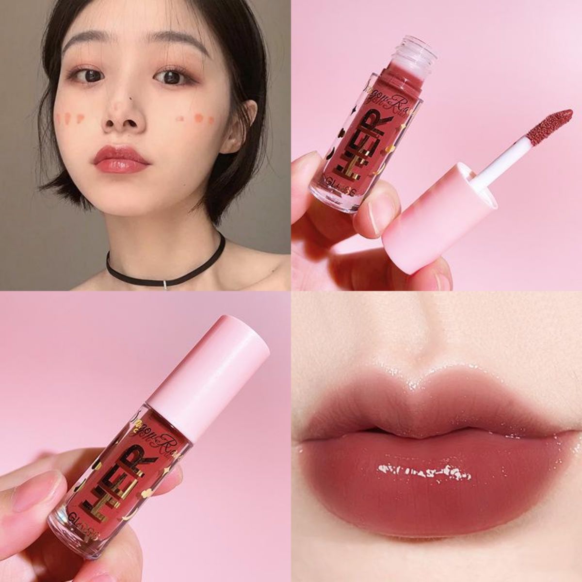 Mirror lip glaze moisturizing jelly glass lip gloss