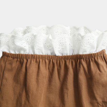 1–7 Years Embroidered Collared Shirt Set