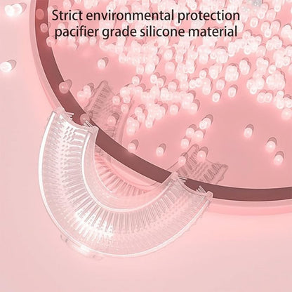 U-Shaped Kids Toothbrush with Soft Bristles