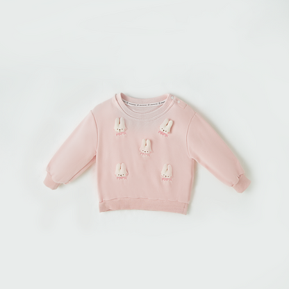 1-3 Years Bunny Baby Sweatshirt Set
