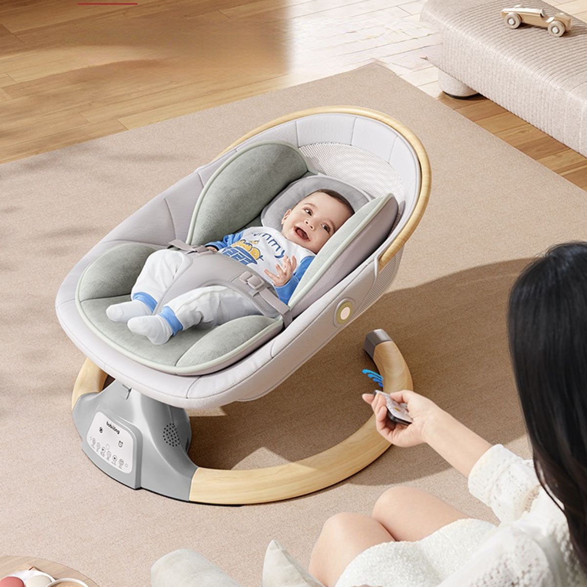 Electric Baby Rocker – Soothing Swing Chair for Infants