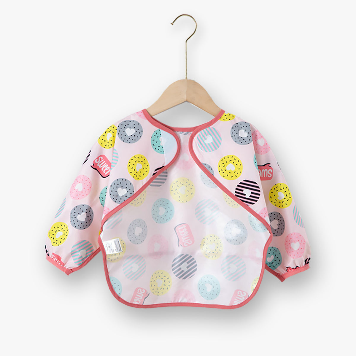 Long-Sleeve Waterproof Baby Apron
