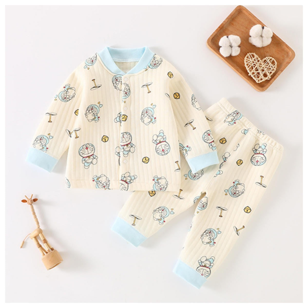 Baby Autumn and Winter Split Cotton Sandwich Set