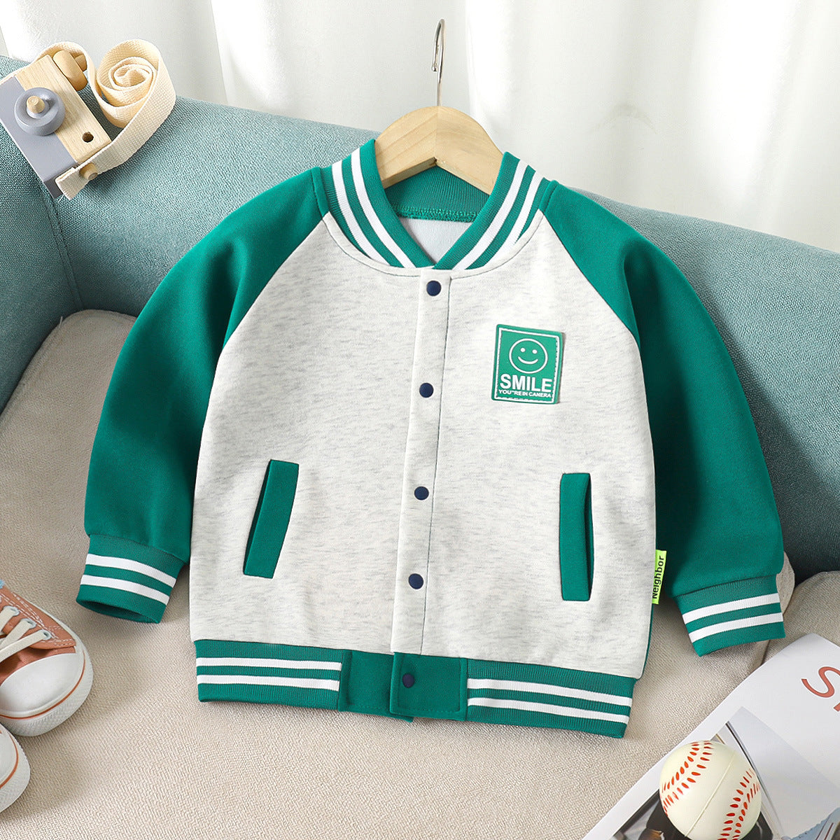 Children's baseball jacket casual boys' jacket