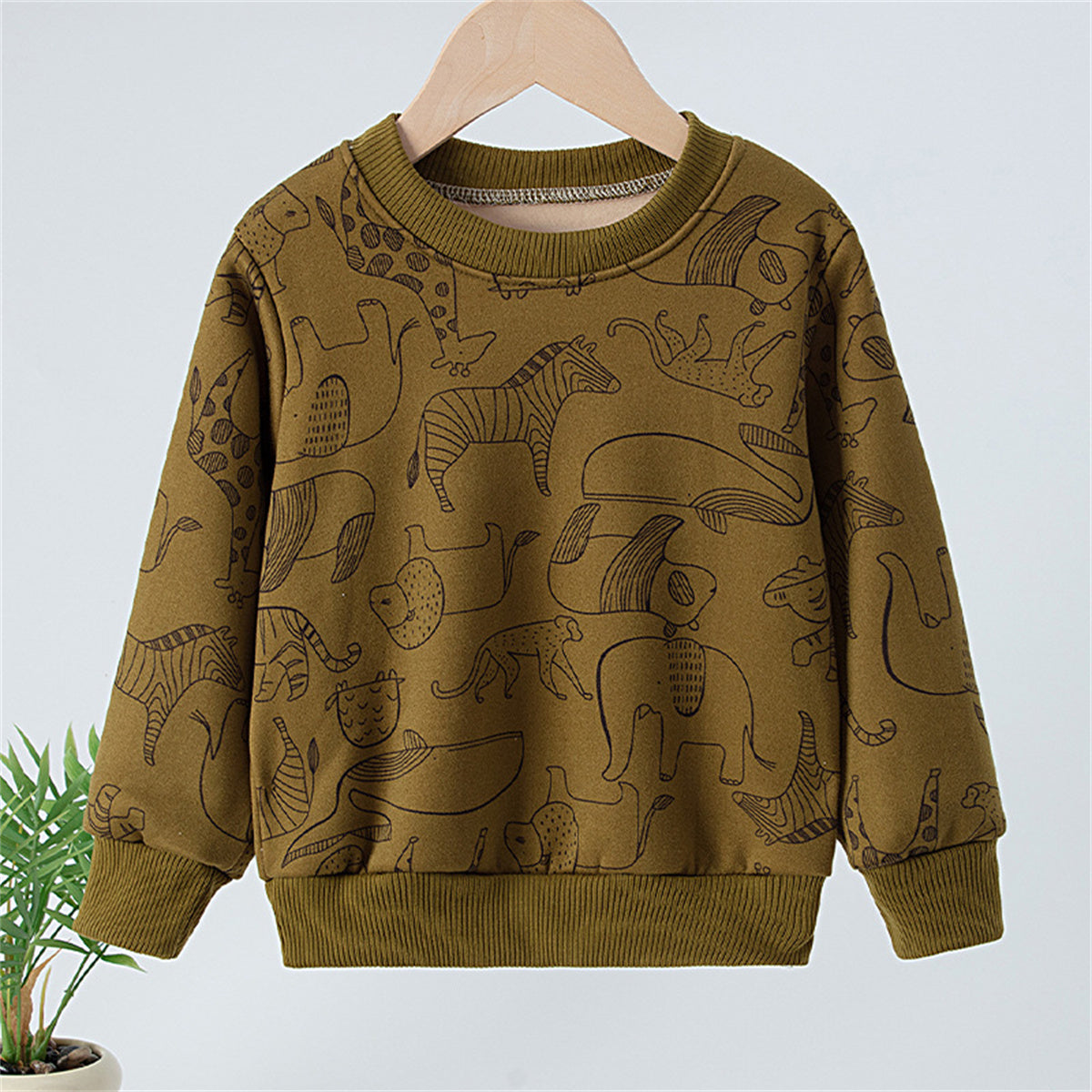 Children's fashion all-match casual sweatshirt long sleeves