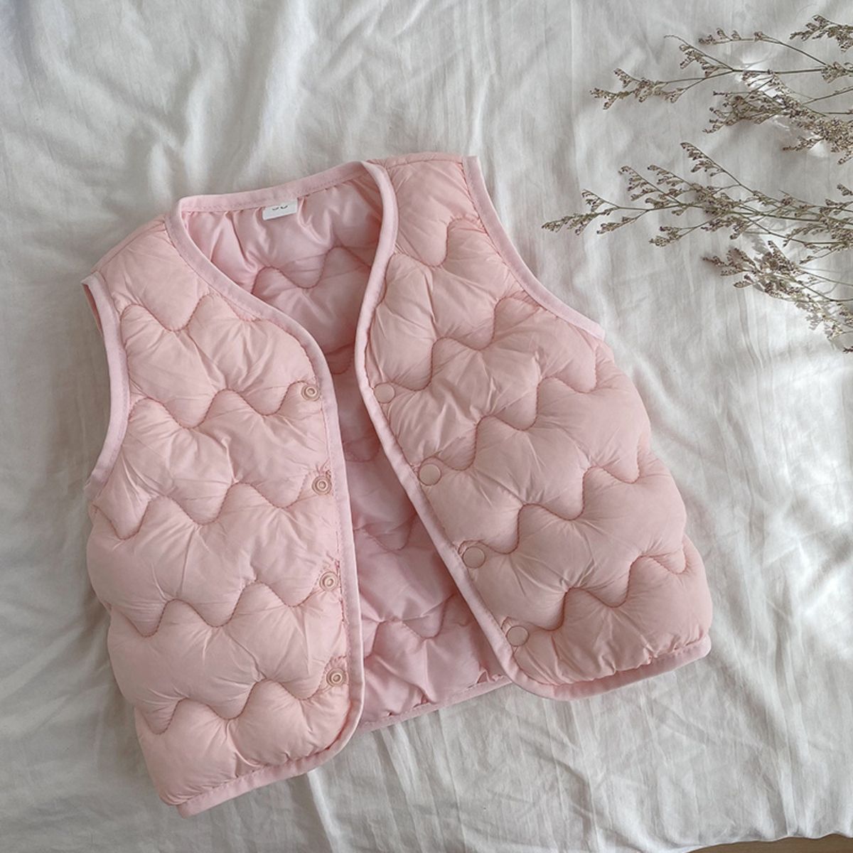 Children's down cotton vest