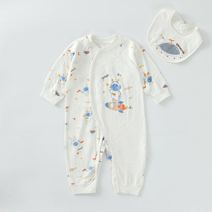 Simple Animal Print Romper