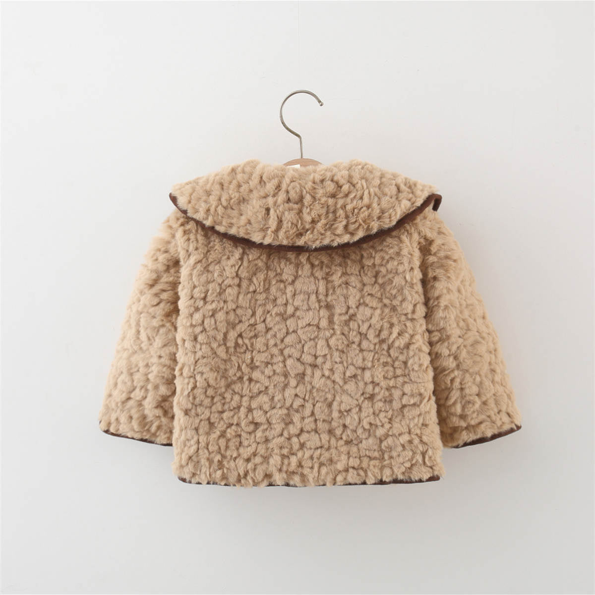 Girls winter thick fleece sweater coat