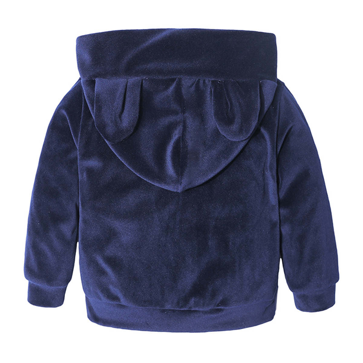 Baby autumn sweatshirt two piece set gold velvet sportswear