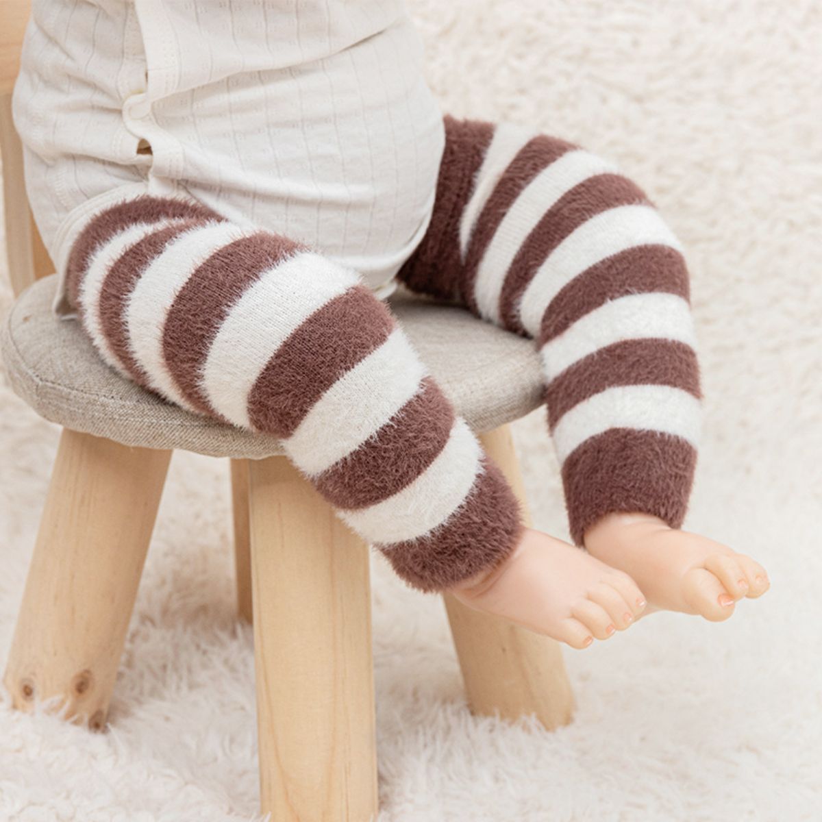 Baby thick fleece warm knee pads