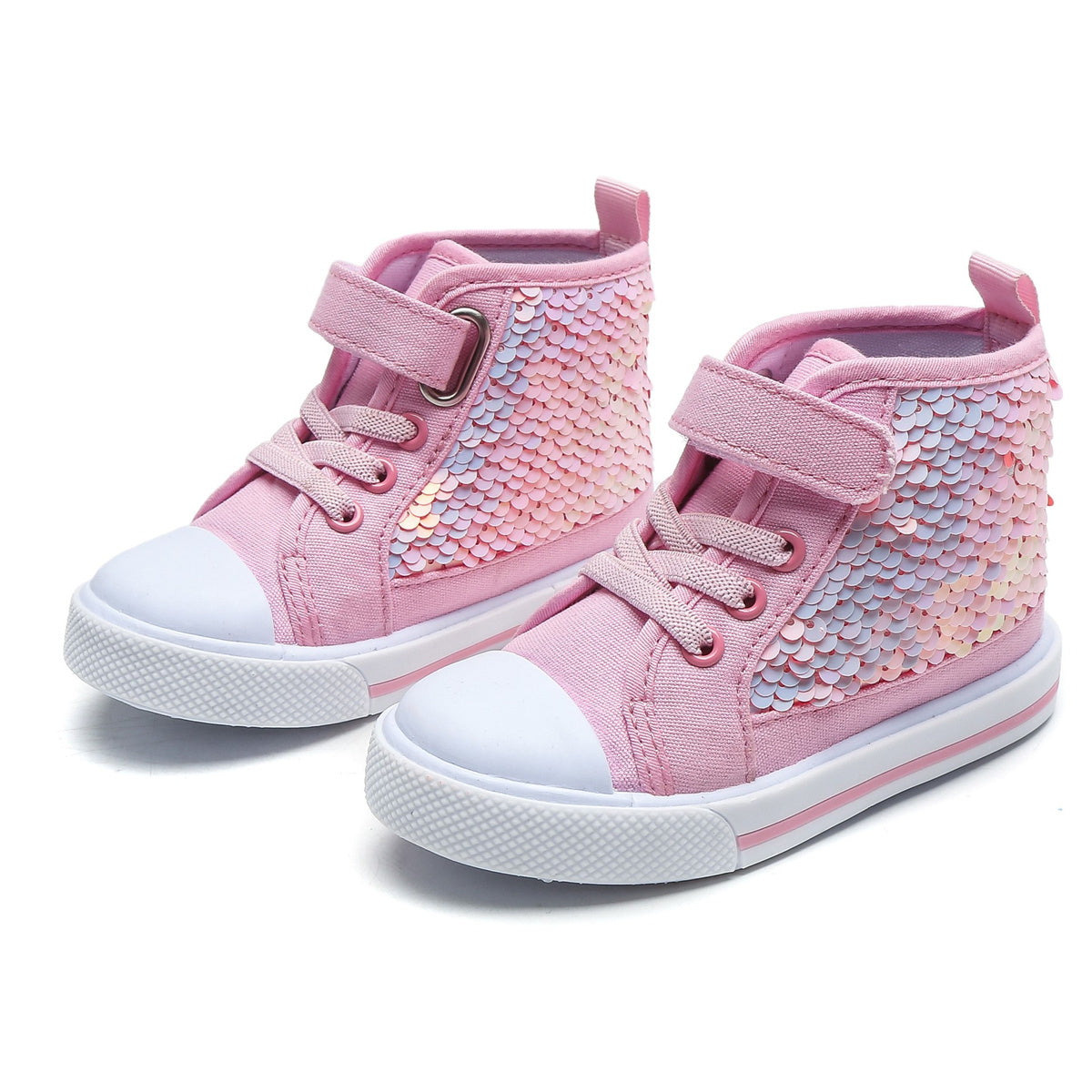 Children's canvas shoes fashion sequin princess shoes