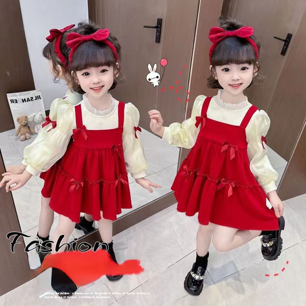 New autumn girls princess dress