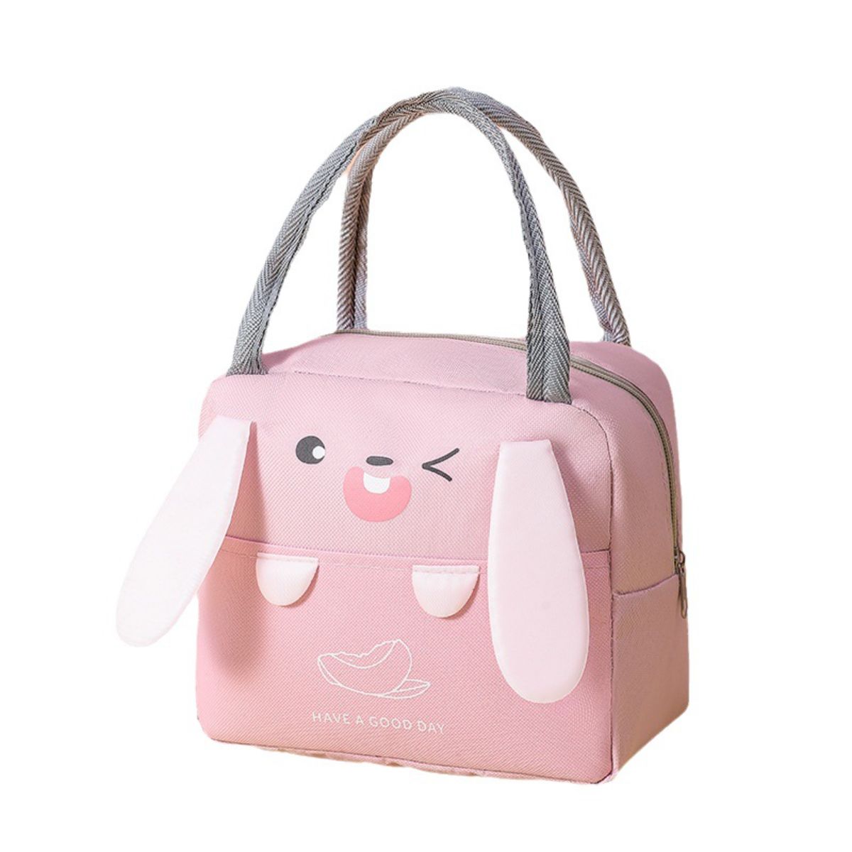 Cartoon lunch box bag portable lunch bag three-dimensional lunch bag thickened aluminum foil large capacity hand bag new lunch bag