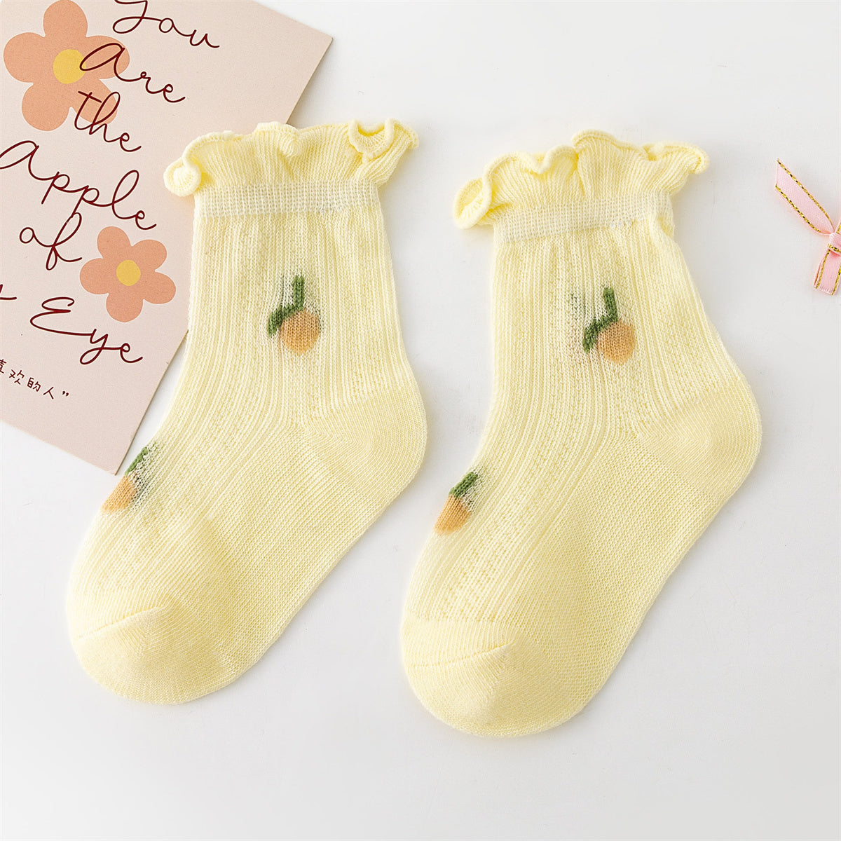 Children's summer thin baby socks boneless light short socks