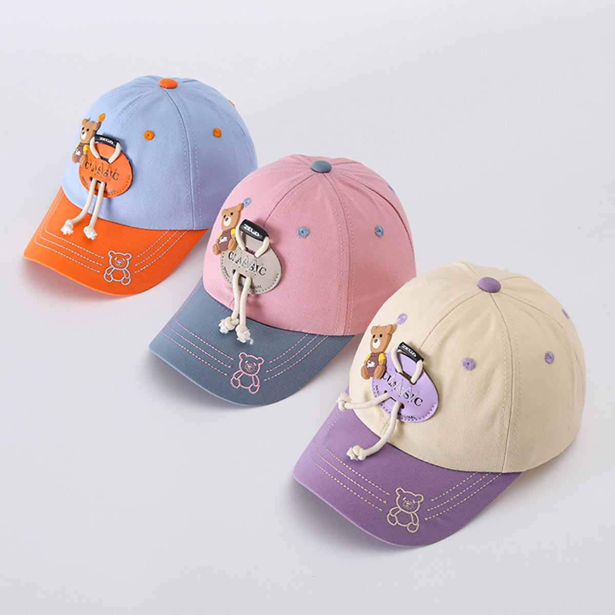 Children's cartoon cute bear cap