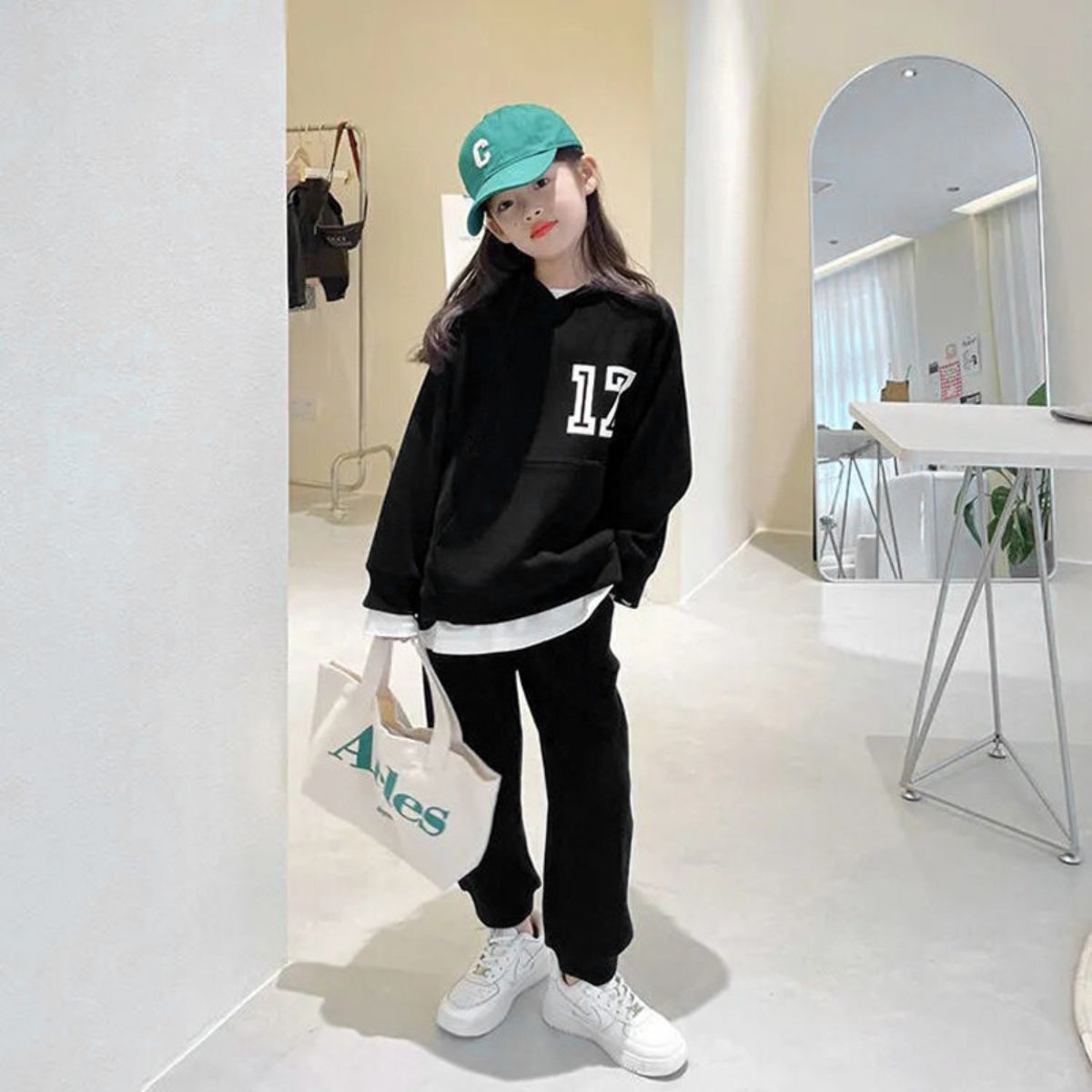 Hoodie sweatshirt sweatpants casual two-piece suit