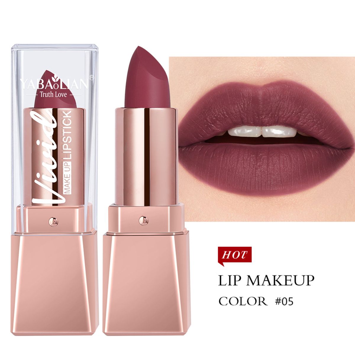 Lipstick velvet matte moisturizing lipstick long-lasting brick red lipstick moisturizing lipstick