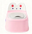 3-in-1 Potty Training Chair with Toilet Seat and Footrest for Babies and Toddlers 6 Months to 6 Years