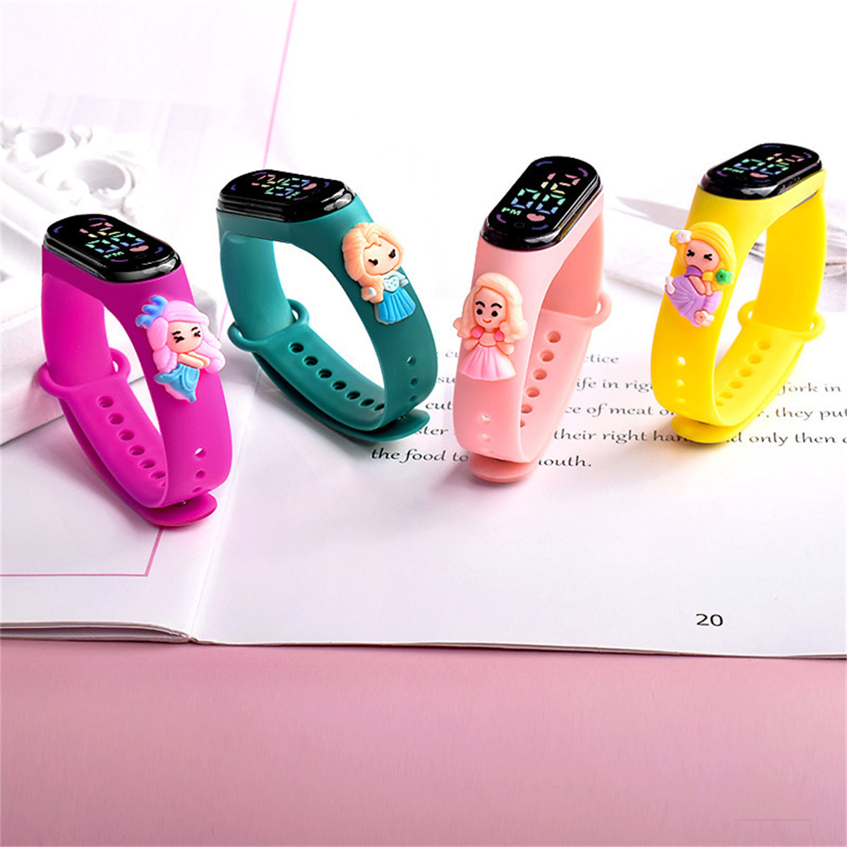 Children's Anime Princess LED Doll Watch