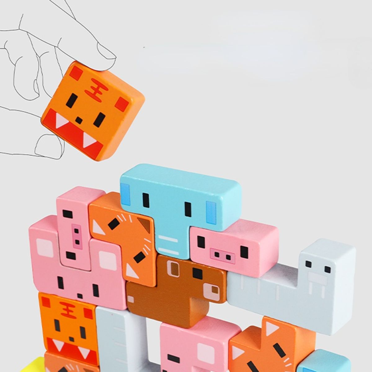 Animal balance stacking