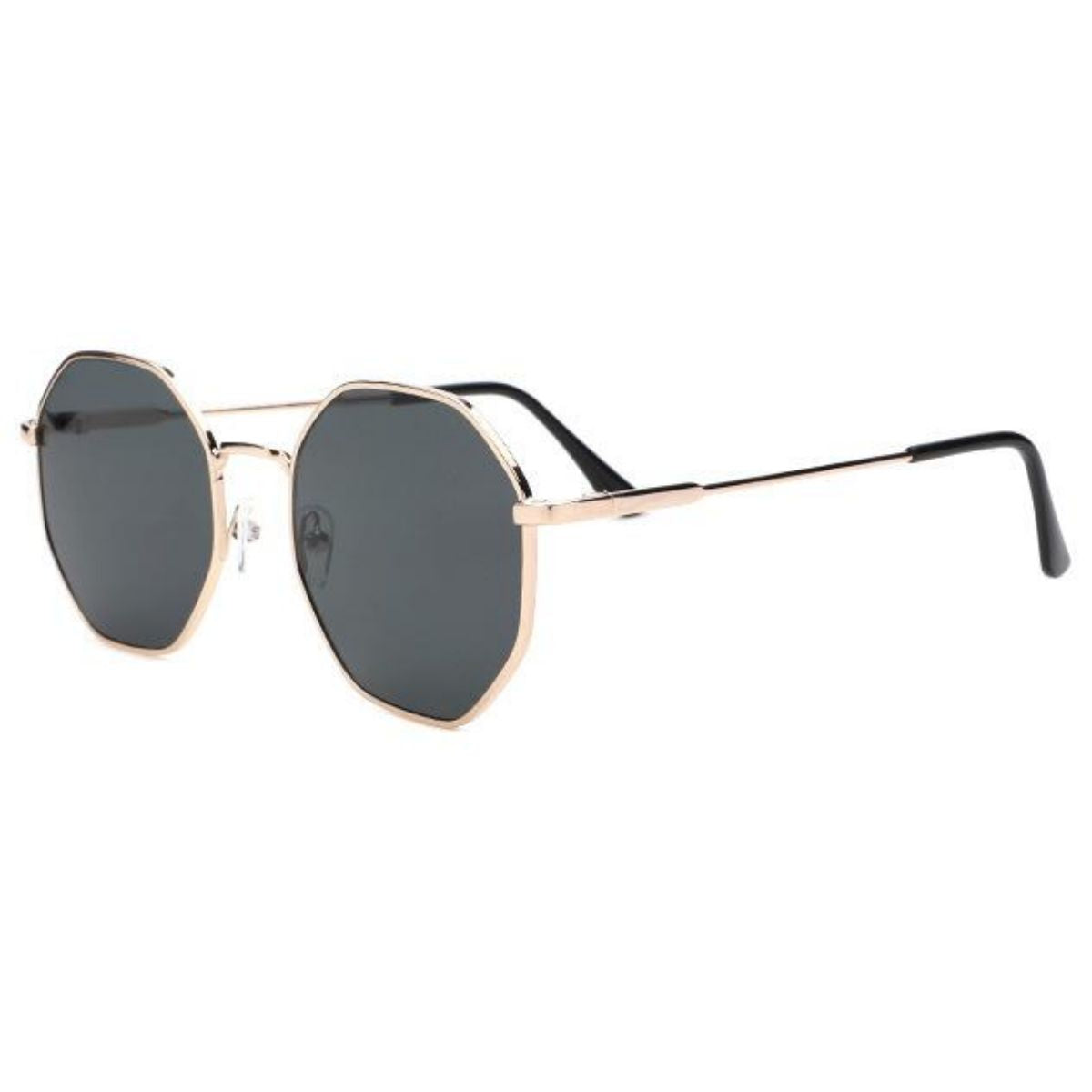 New style metal full frame sunglasses women's fashion European and American sunglasses men's fashion trend retro large frame glasses