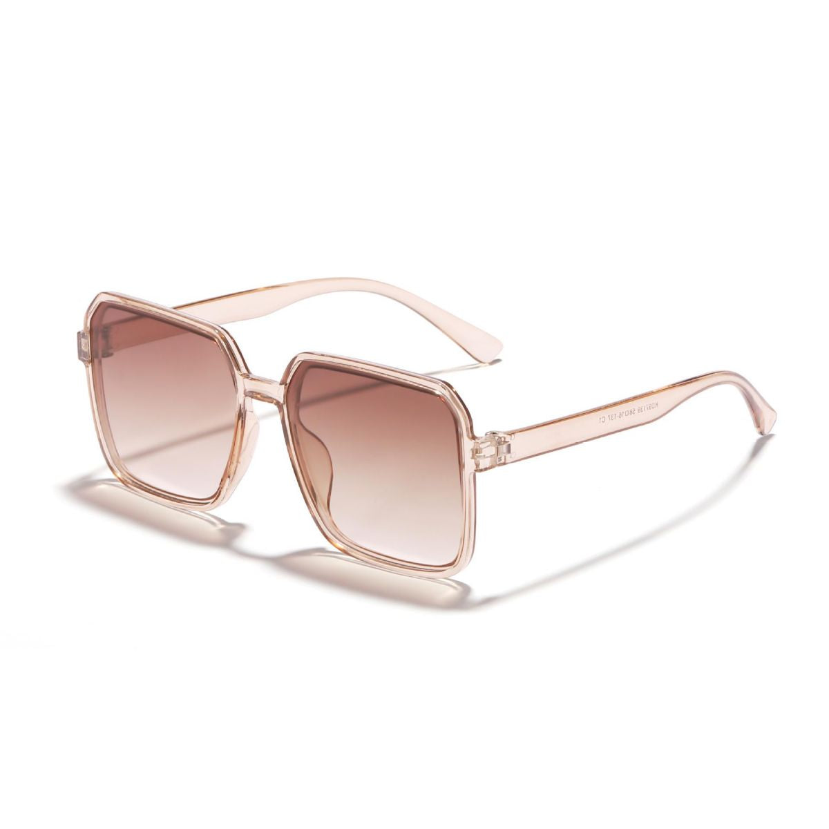 New retro large square frame makes your face look smaller, the same style as the Internet celebrities' sunglasses, essential UV protection sunglasses for women's outdoor wear