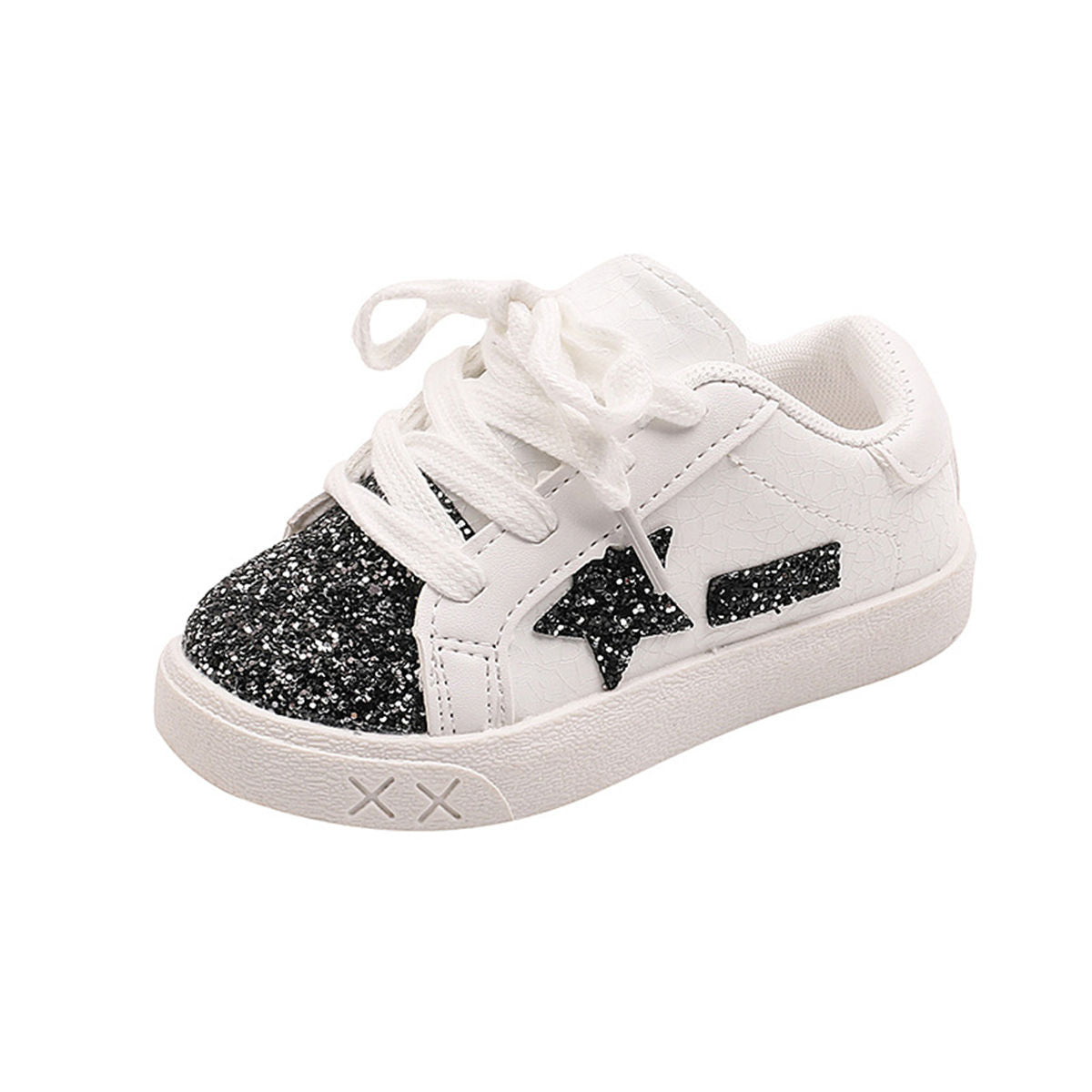 Toddler girls autumn sweet fashion style sequined star style low-top sneakers