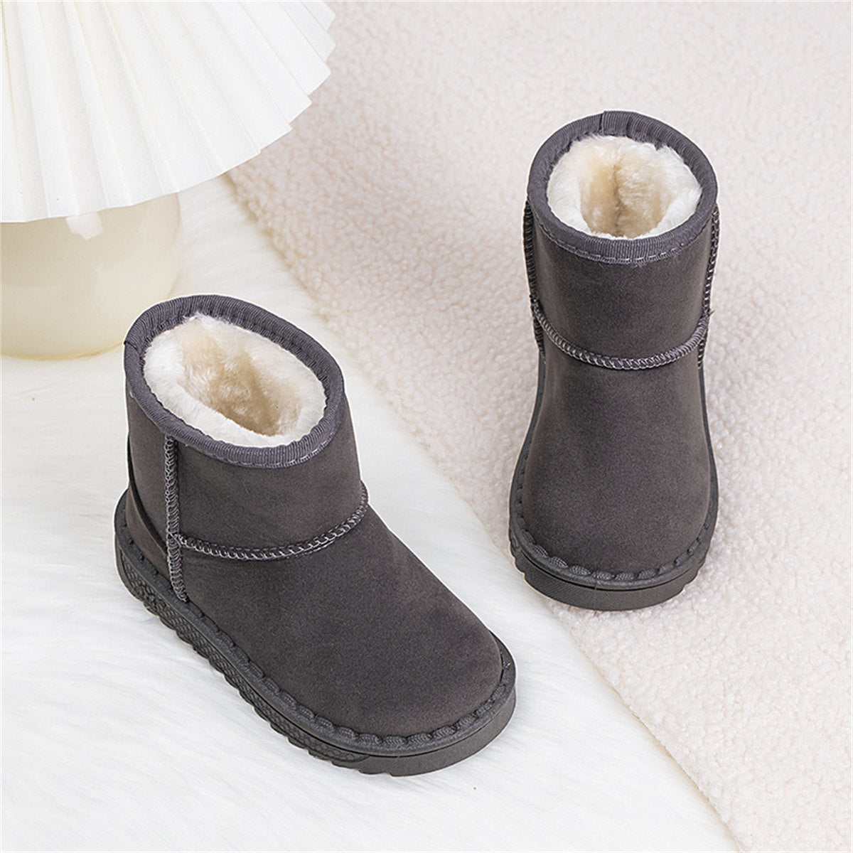 Children's autumn thickened warm and snow-resistant snow boots for boys and girls