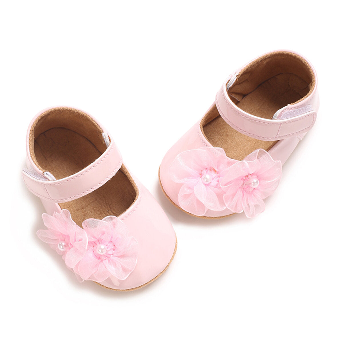 Baby soft sole princess shoes